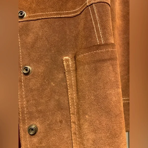 🔥 Vintage Suede Jacket - Western Chic Meets Rockstar Vibes 🤠🎸🔥 - Picture 4 of 16